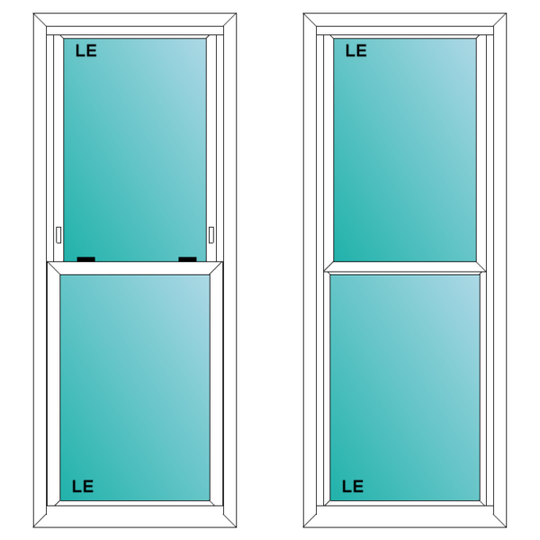 INSPIRE VINYL SH 2050 - Single Hung Window - Spirebuildingsupplies.com