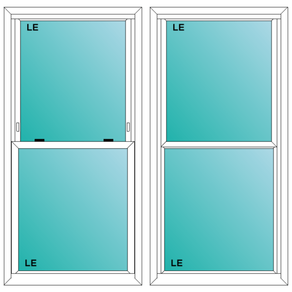 INSPIRE VINYL SH 2650 - Single Hung Window - Spirebuildingsupplies.com