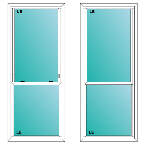 INSPIRE VINYL SH 2660 - Single Hung Window -Spirebuildingsupplies