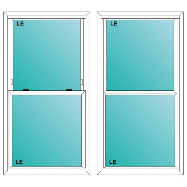 INSPIRE VINYL SH 2850 - Single Hung Window - spirebuildingsupplies