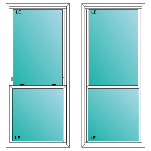 INSPIRE VINYL SH 2860 - Single Hung Window - spirebuildingsupplies