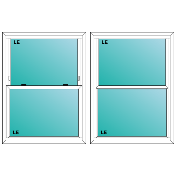 INSPIRE VINYL SH 3040 - Single Hung Window - spirebuildingsupplies.com