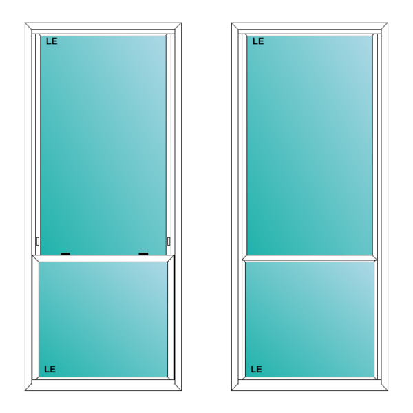 INSPIRE VINYL SH 3070 - Single Hung Window - spirebuildingsupplies.com