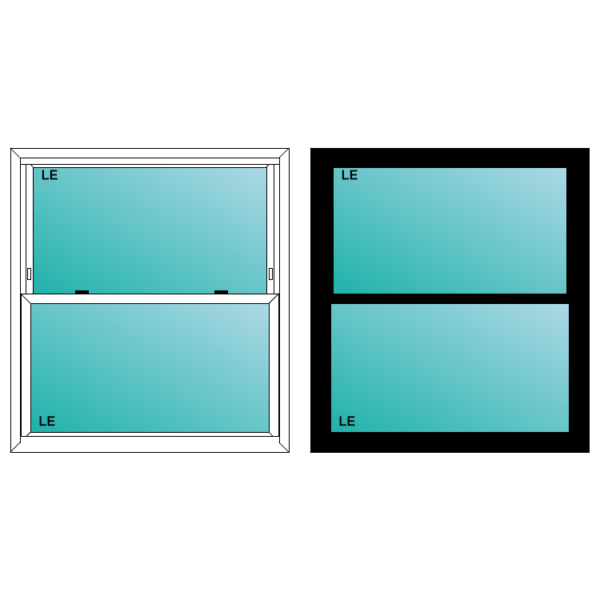 INSPIRE VINYL SH 3840 - Single Hung Window - Image 3