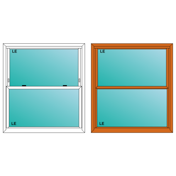 INSPIRE VINYL SH 3840 - Single Hung Window - Image 2