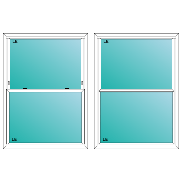 INSPIRE VINYL SH 3850 - Single Hung Window - spirebuildingsupplies.com