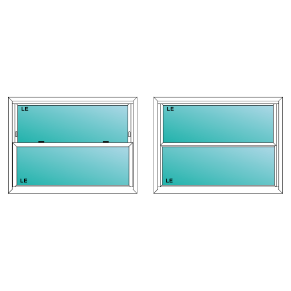 INSPIRE VINYL SH 4030 - Single Hung Window - Spirebuildingsupplies.com