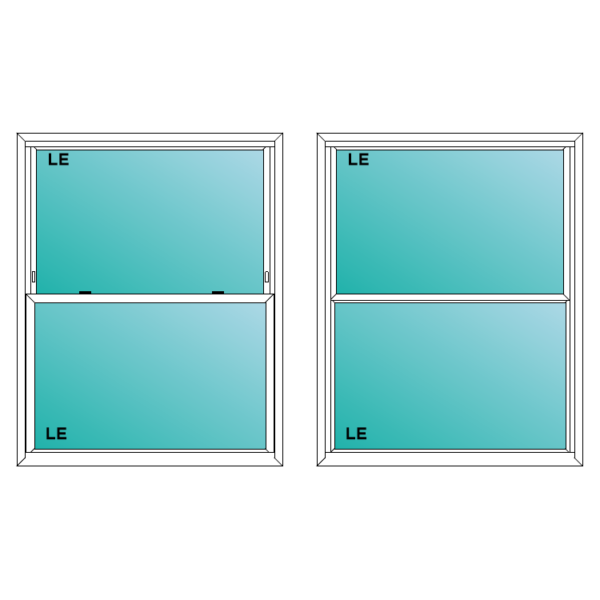 INSPIRE VINYL SH 4050 - Single Hung Window - Spirebuildingsupplies.com