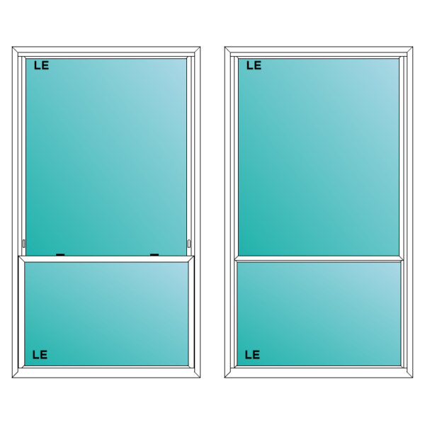 INSPIRE VINYL SH 4070 - Single Hung Window - Spirebuildingsupplies.com