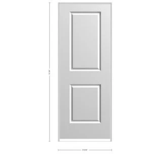 Molded Panel 2’6″ x 6’8″ 2 Panel Square