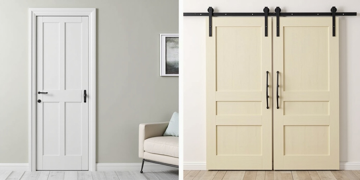 Barn Doors vs Pocket Doors - Spirebuildingsupplies.com