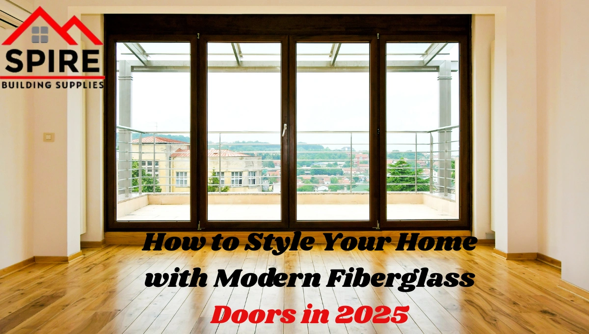 Modern fiberglass doors