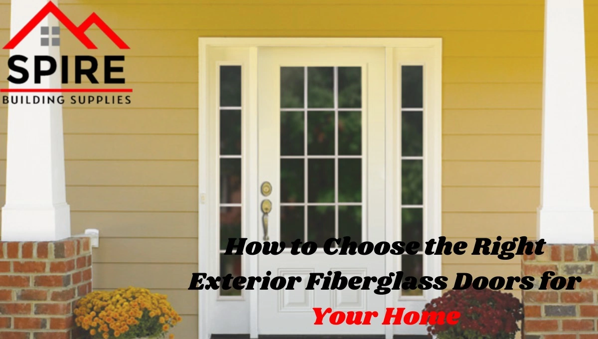 Exterior fiberglass doors