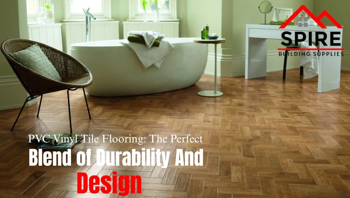 PVC vinyl tile flooring
