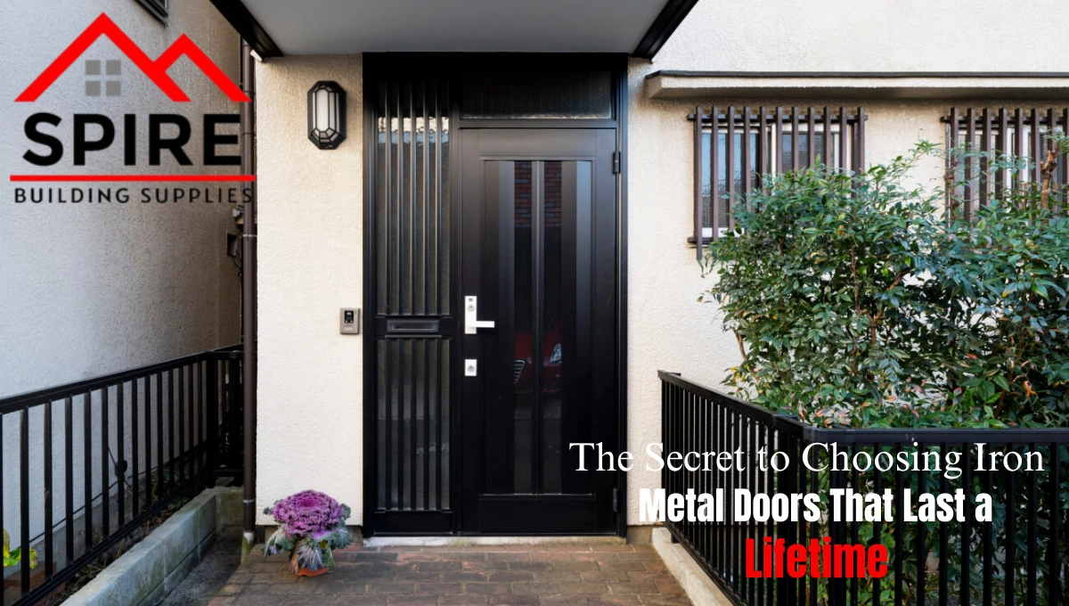 Iron metal doors