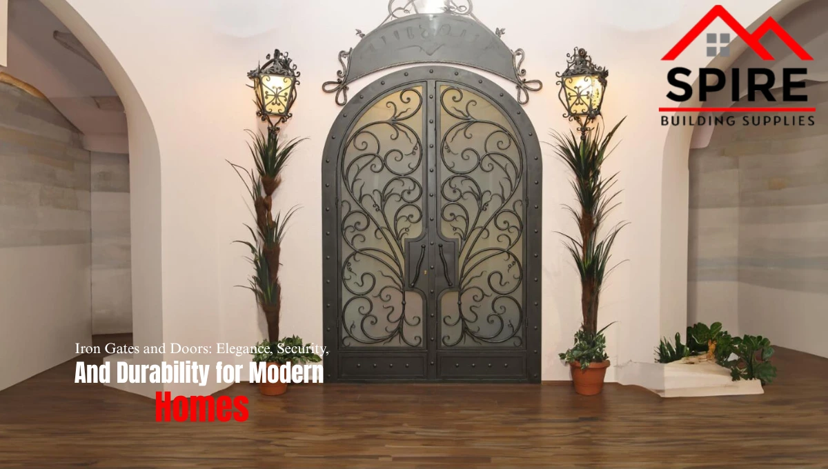 iron gates and doors