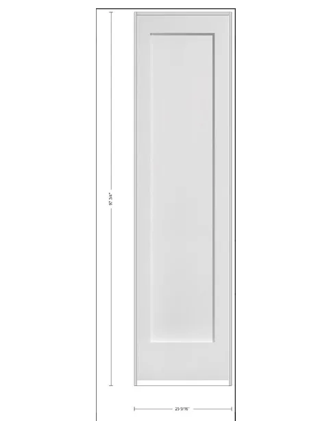 1 Panel Shaker 8'0" Height