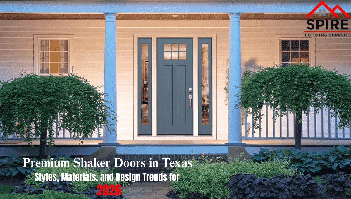 Premium Shaker Doors in Texas