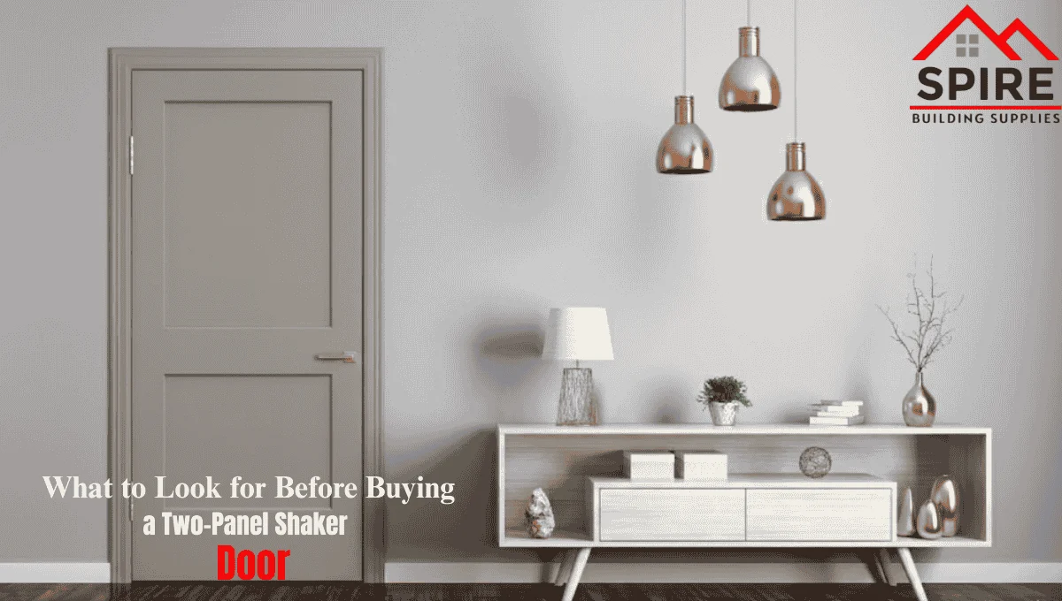 Two-Panel Shaker Door