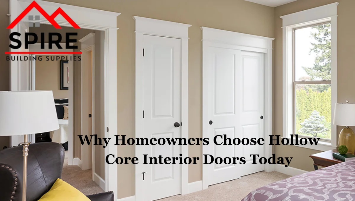 White Hollow Core Interior Doors