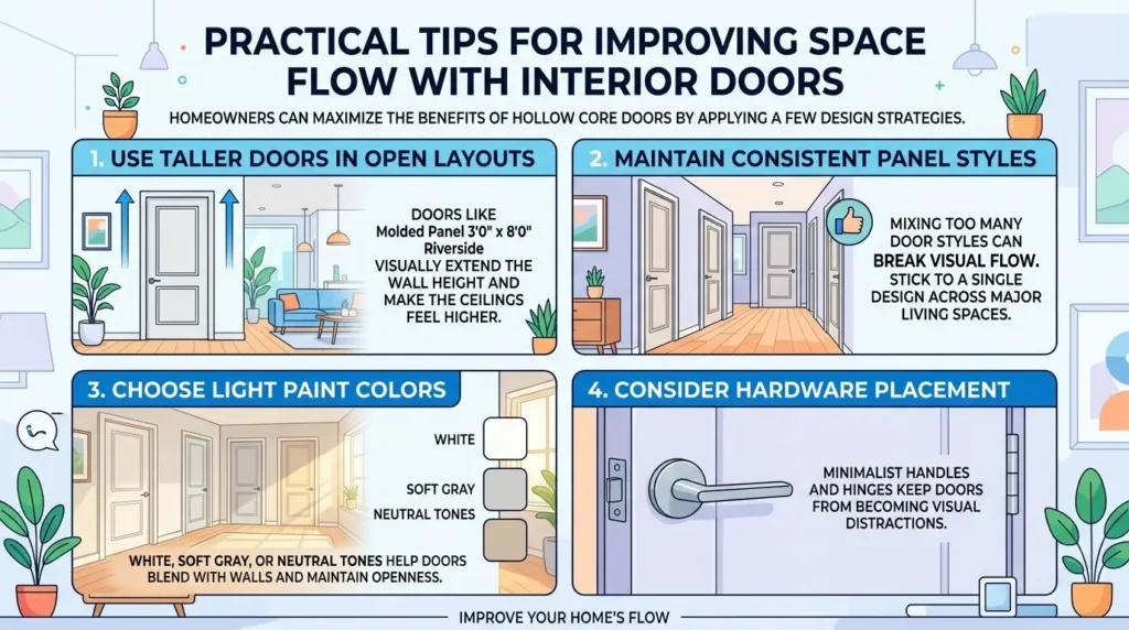 Practical Tips for Improving Space Flow with Interior Doors