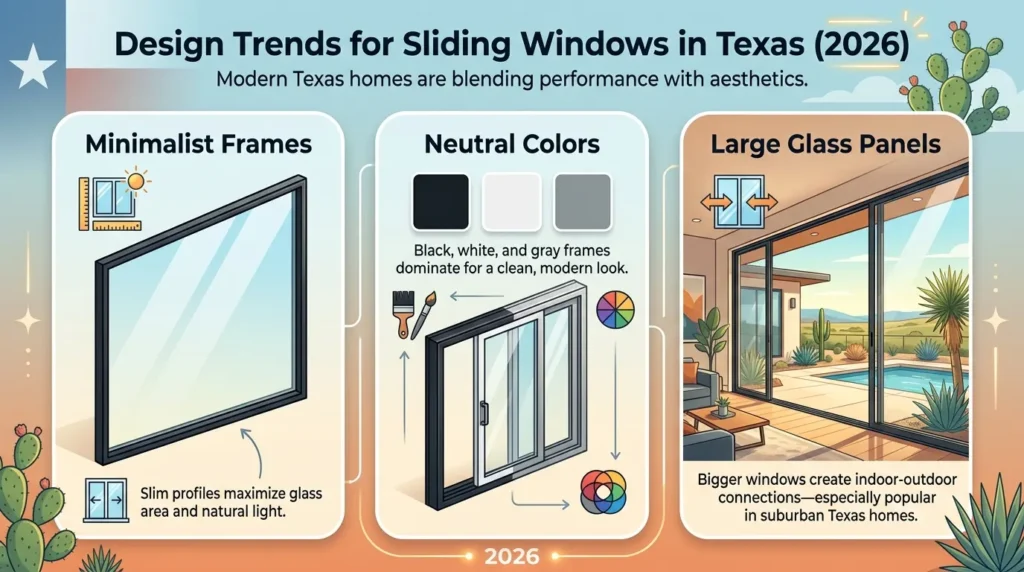 Design Trends for Sliding Windows in Texas (2026)