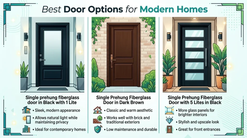 Best Door Options for Modern Homes