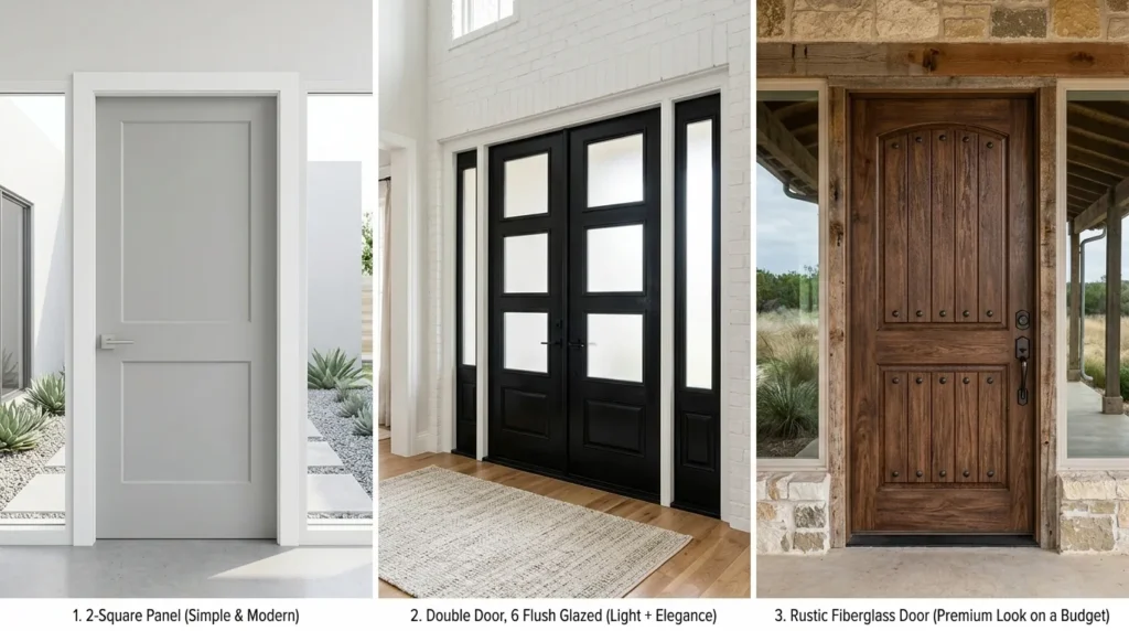 Popular Budget-Friendly Fiber Classic Door Styles