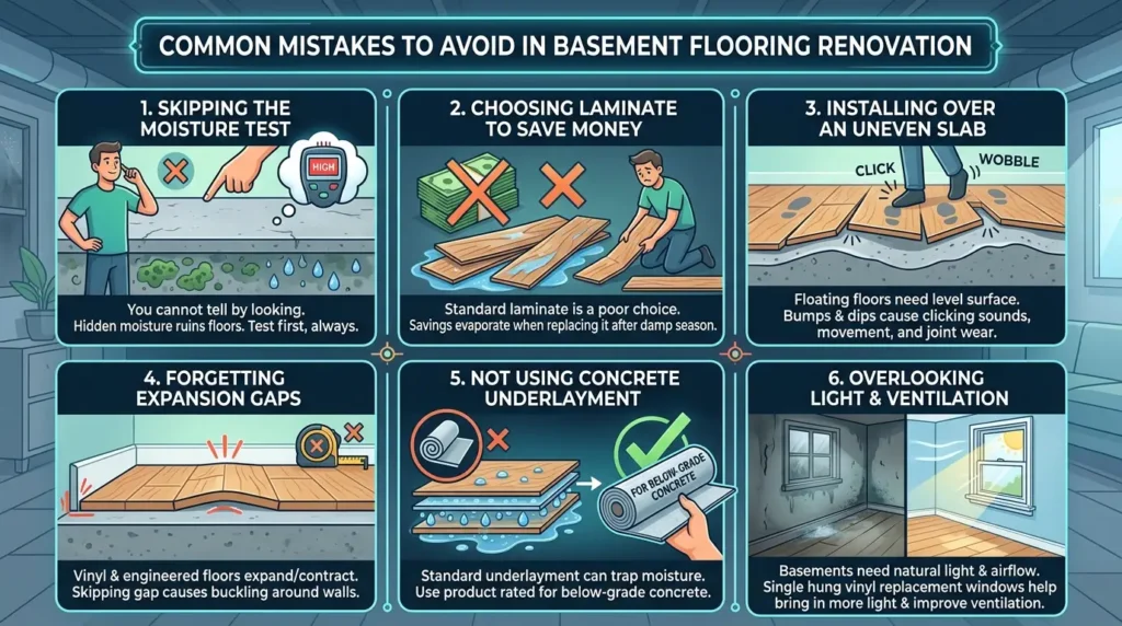 Common mistakes to avoid