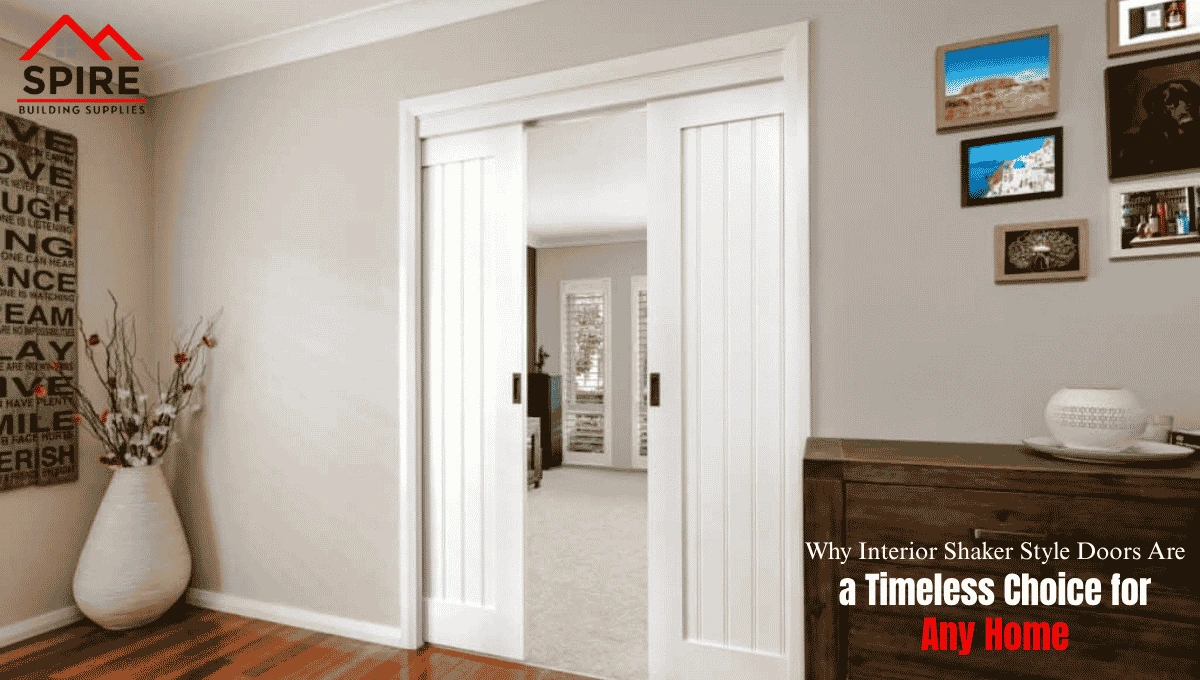 Interior shaker style doors