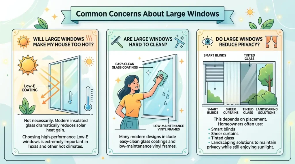 Common Concerns About Large Windows