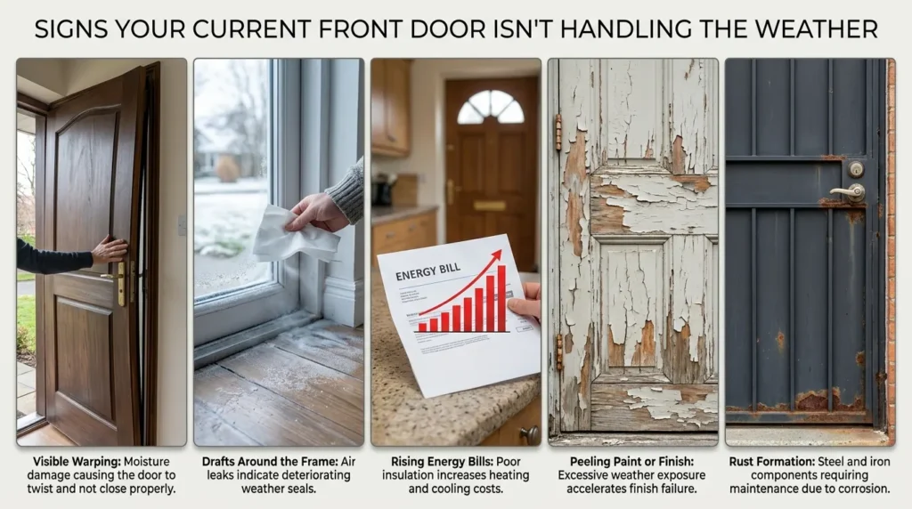 Signs Your Current Front Door Isn't Handling the Weather