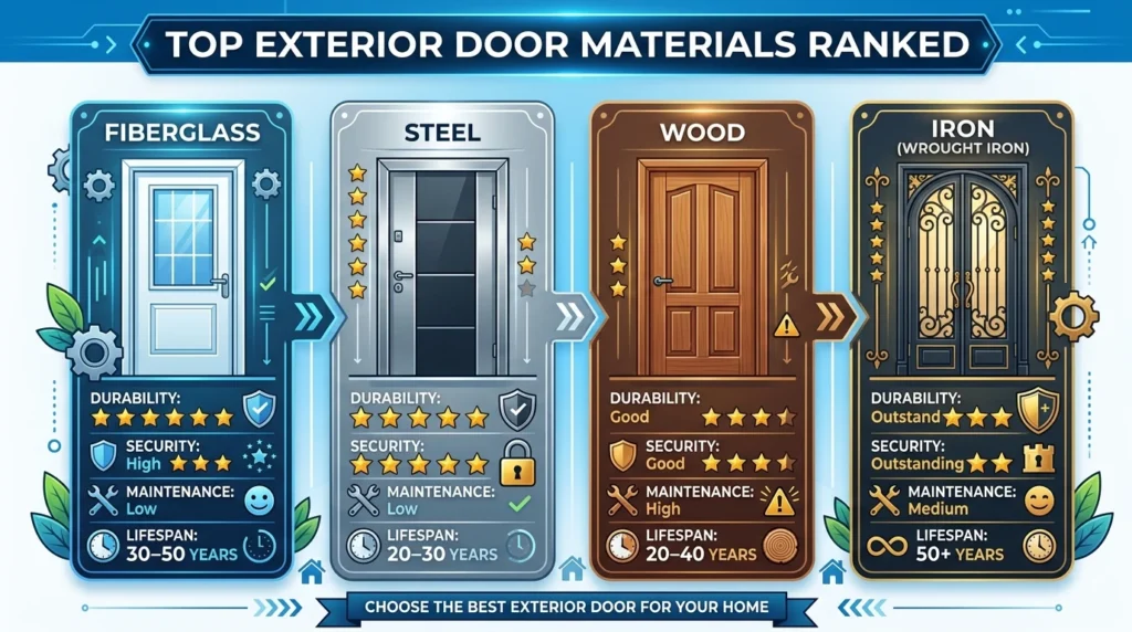 Top Exterior Door Materials
