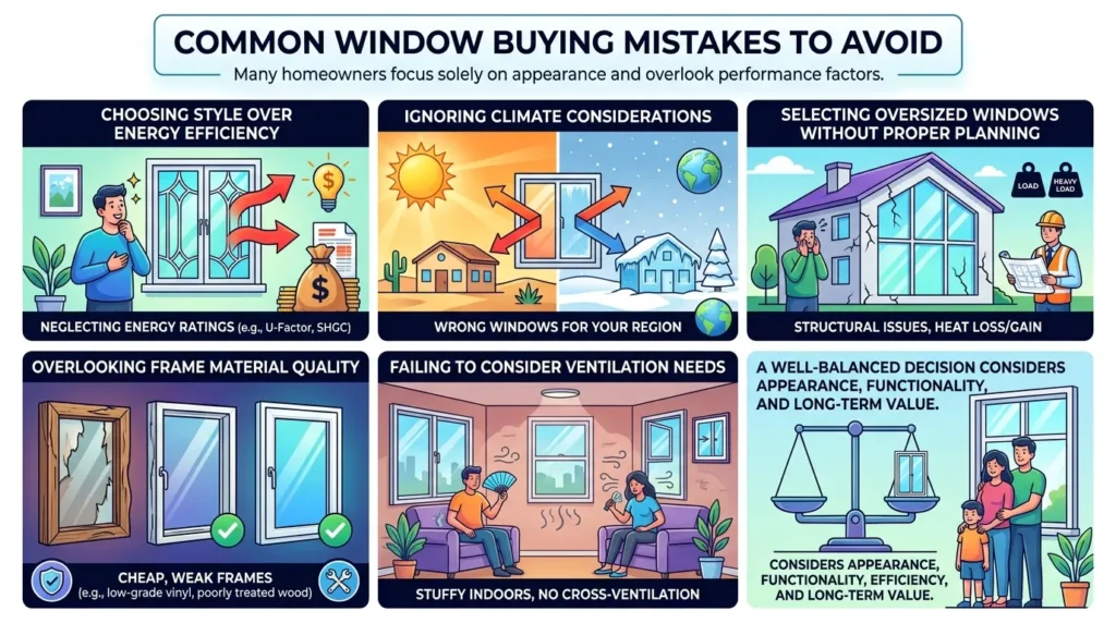 Common Window Buying Mistakes to Avoid