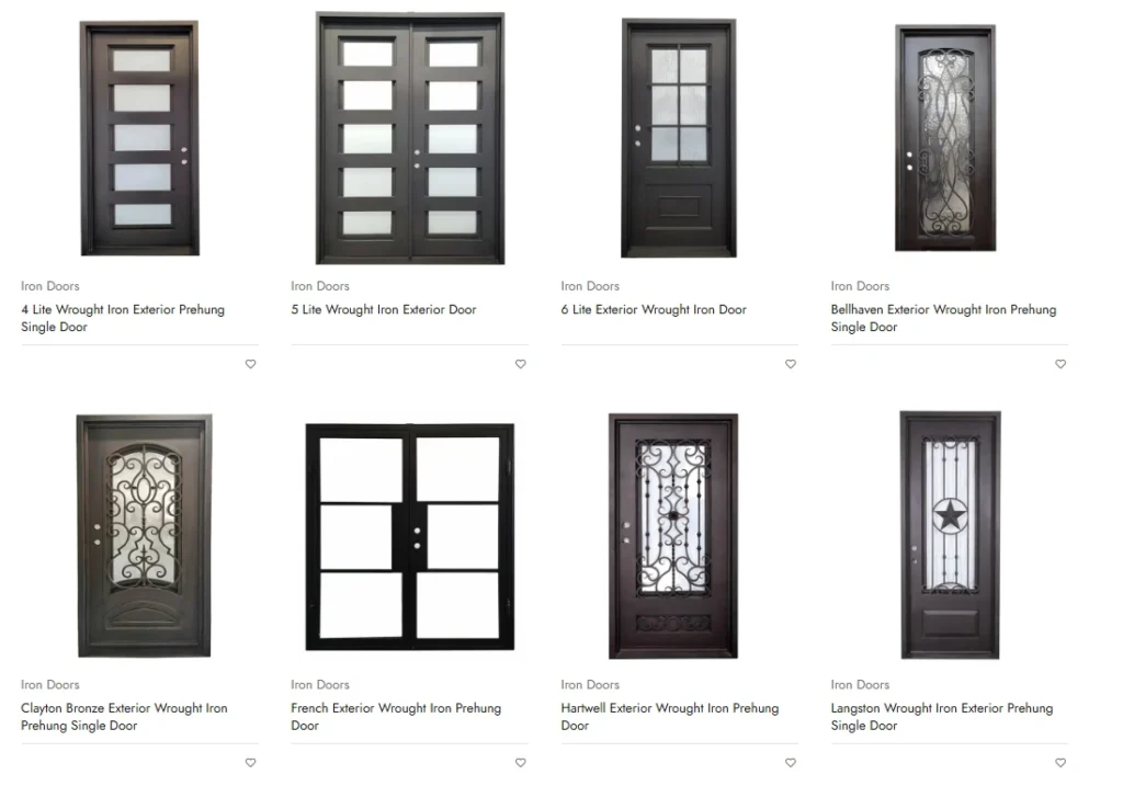 iron doors products