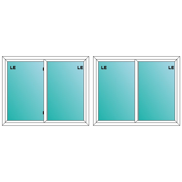 INSPIRE VINYL SVS 5040- Sliding window
