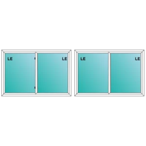 INSPIRE VINYL SVS 6040 Sliding Window