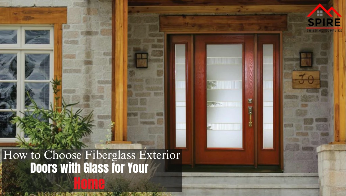 fiberglass exterior doors with glass